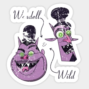 Wendell and Wild movie Sticker